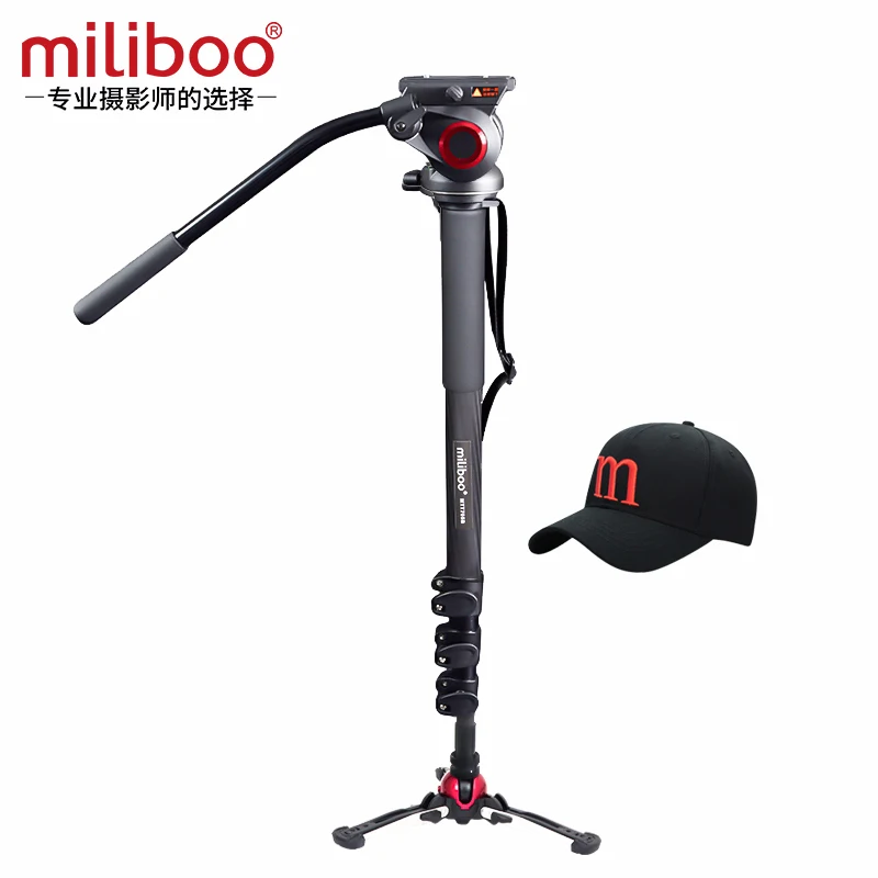 Профессиональный портативный штатив для видеокамеры miliboo MTT704B из углеродного