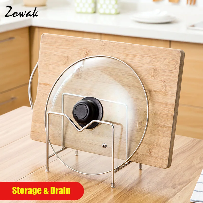 Держатель разделочной доски органайзер для посуды стойка кладовой кастрюли