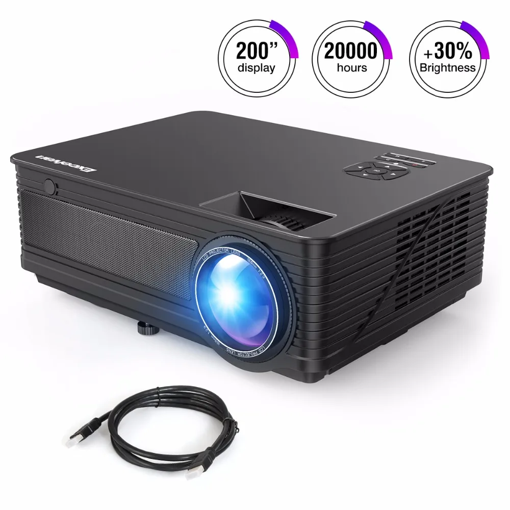 Excelvan M5 3500 люмен светодиодный Full HD проектор домашний кинотеатр тв 3D lcd мультимедийный Видео игровой проектор 1080P HDMI VGA Proyector
