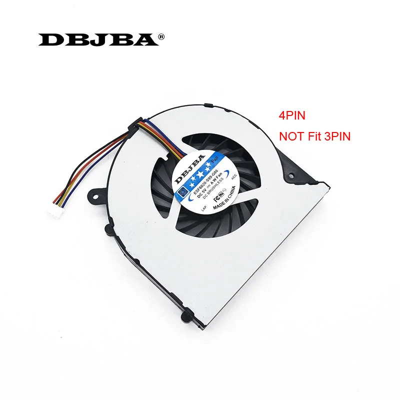 Охлаждающий вентилятор для ноутбука Toshiba C850 T05B T03B L850 L850D C855 C855D KSB0505HB BK48 4pin V000270070