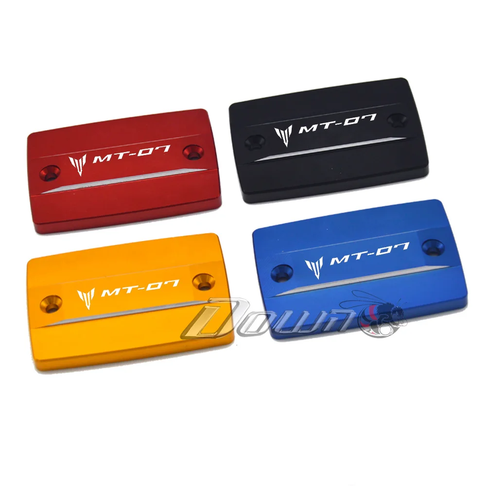

Laser Logo Black Motorcycle CNC Aluminum Front Brake Fluid Reservoir Cover Cap For YAMAHA MT-07/FZ-07