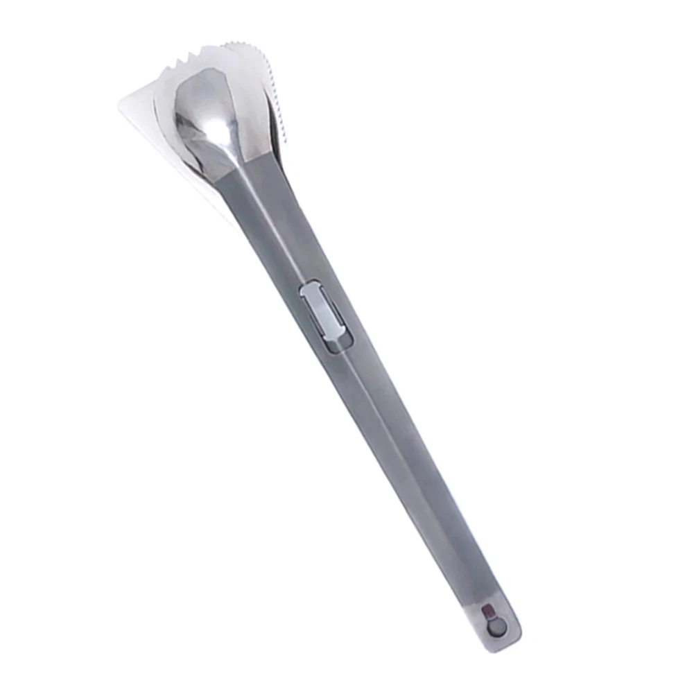 3 в 1 щипцы шпатель Spork из нержавеющей стали мульти посуда для кемпинга лопатка для барбекю клип наружная посуда для Открытый инструмент для паники