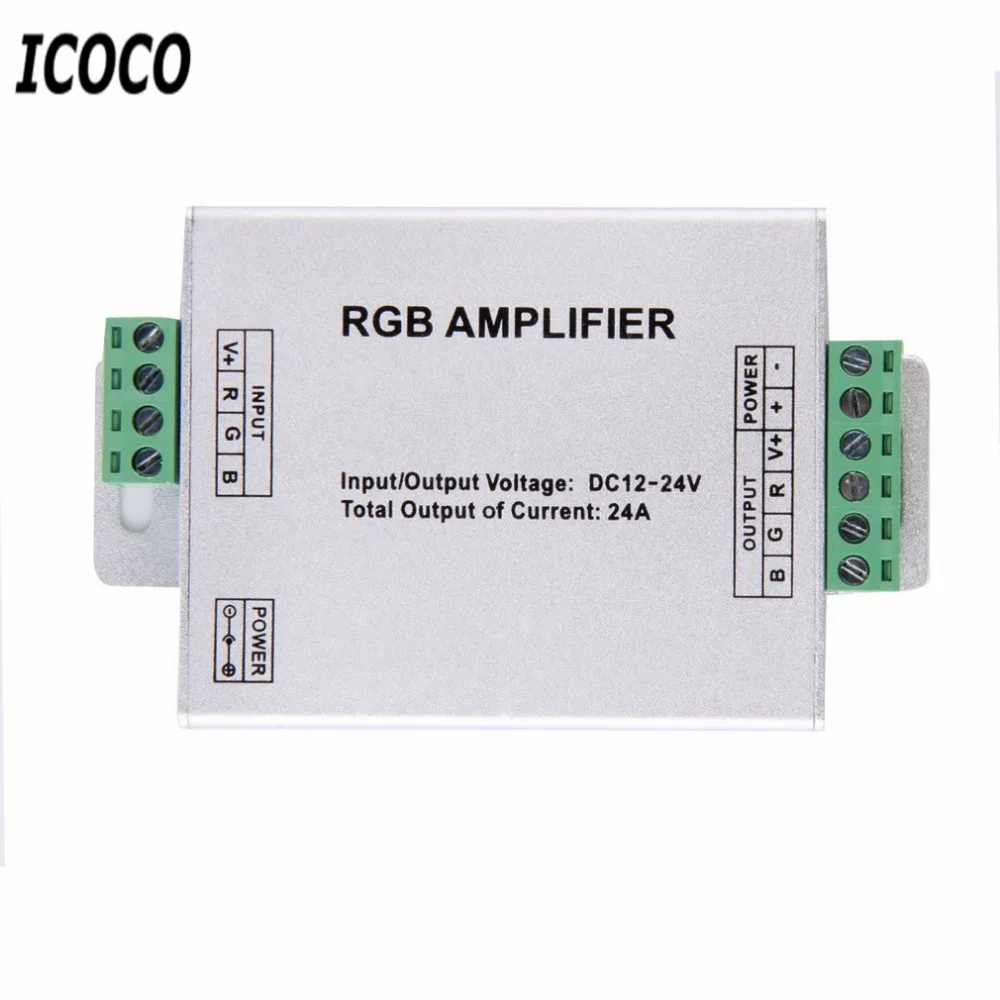 4А усилитель повторитель для расширения сигнала светодиодный 5050 3528 RGB ленточный светильник DC12-24V усилитель мощности