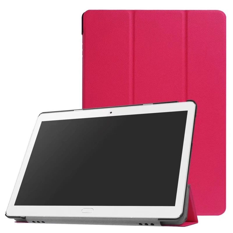 

Flip Book PU Leather Case Cover with Stand for Huawei Honor WaterPlay 10 HDN-L09 HDN-W09 10.1 inch PET Clear Screen Protector