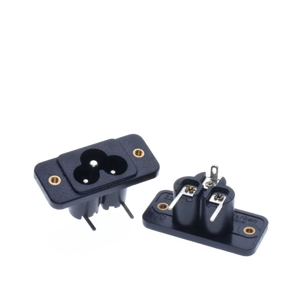 3 Pin IEC320 C6 AC штекер Мощность разъем с винтовым зажимом на крепление Припой