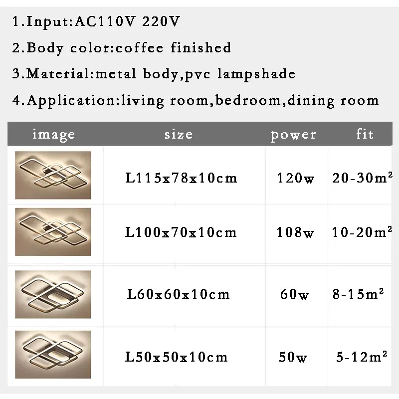 Современный светодиодный светильник для гостиной спальни столовой простые