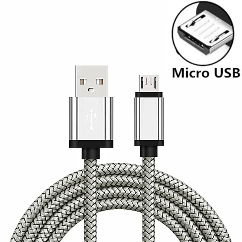 Зарядный кабель Micro USB для Samsung Galaxy Note 3 2 S8 S7 S6 Edge A5 A3 2016 J5 J7 2017 Leagoo Kiicaa Кабель