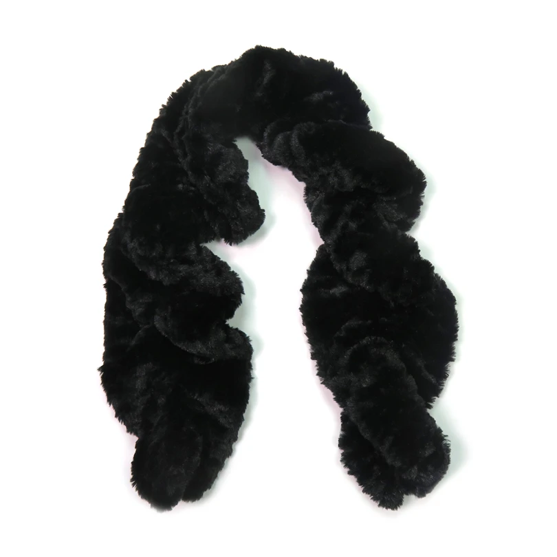 2017 Зимний меховой шарф женский кудрявый воротник из искусственного меха Рекс