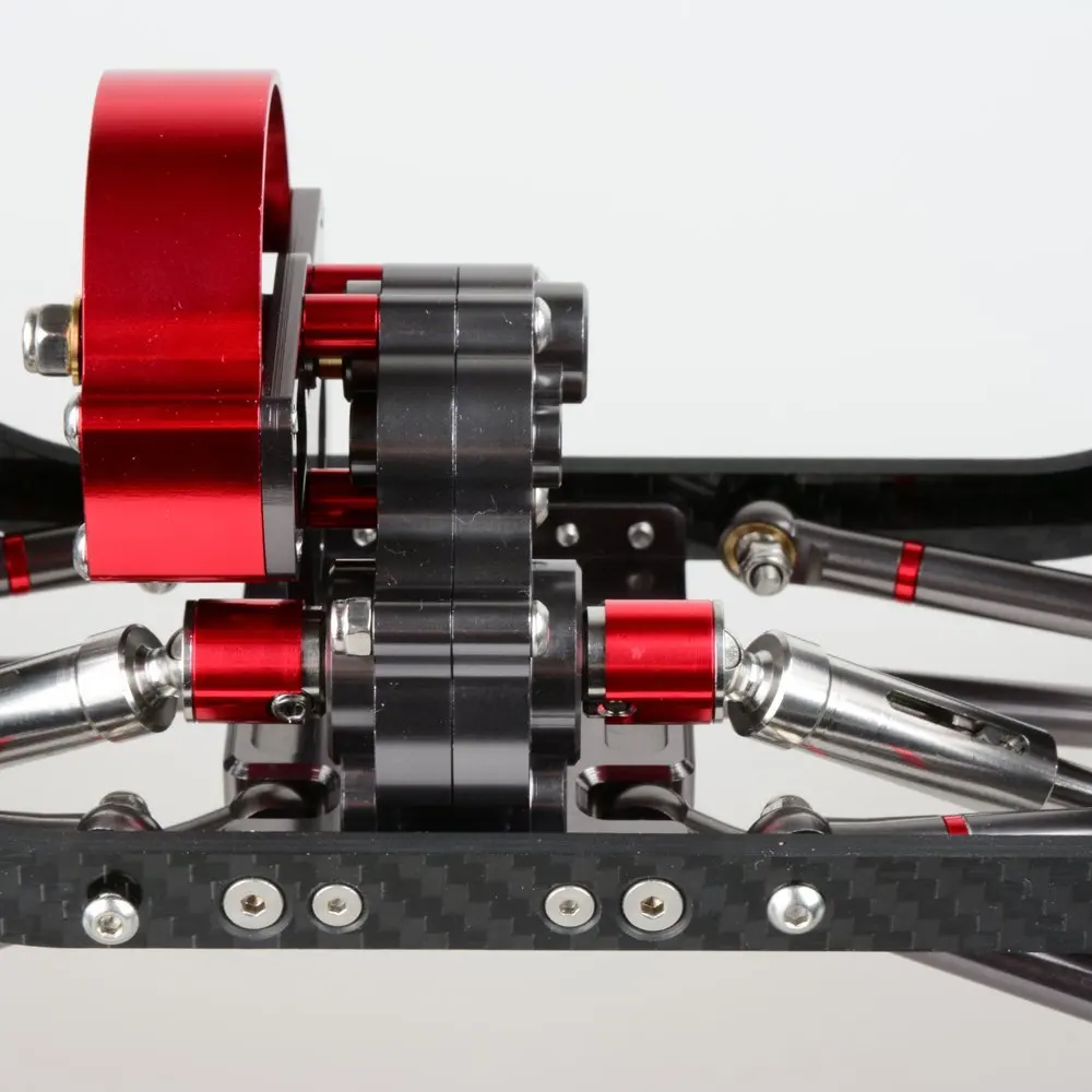 1/10 Рок Гусеничный алюминиевый сплав гусеничный шасси рама комплект собранная