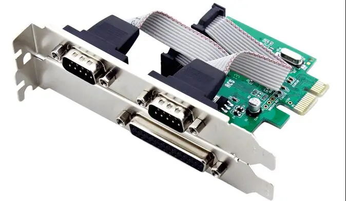 LPT RS232 новые расширительные карты PCIE к фонарику PCI-E X1 карта DB25 2XDB 9 фонарей WinXP/7/8 для POS гравировального станка