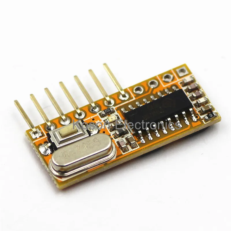 RXC6 433 мгц супергетеродинный беспроводной приемник обучающий код для Arduino/AVR|code|code