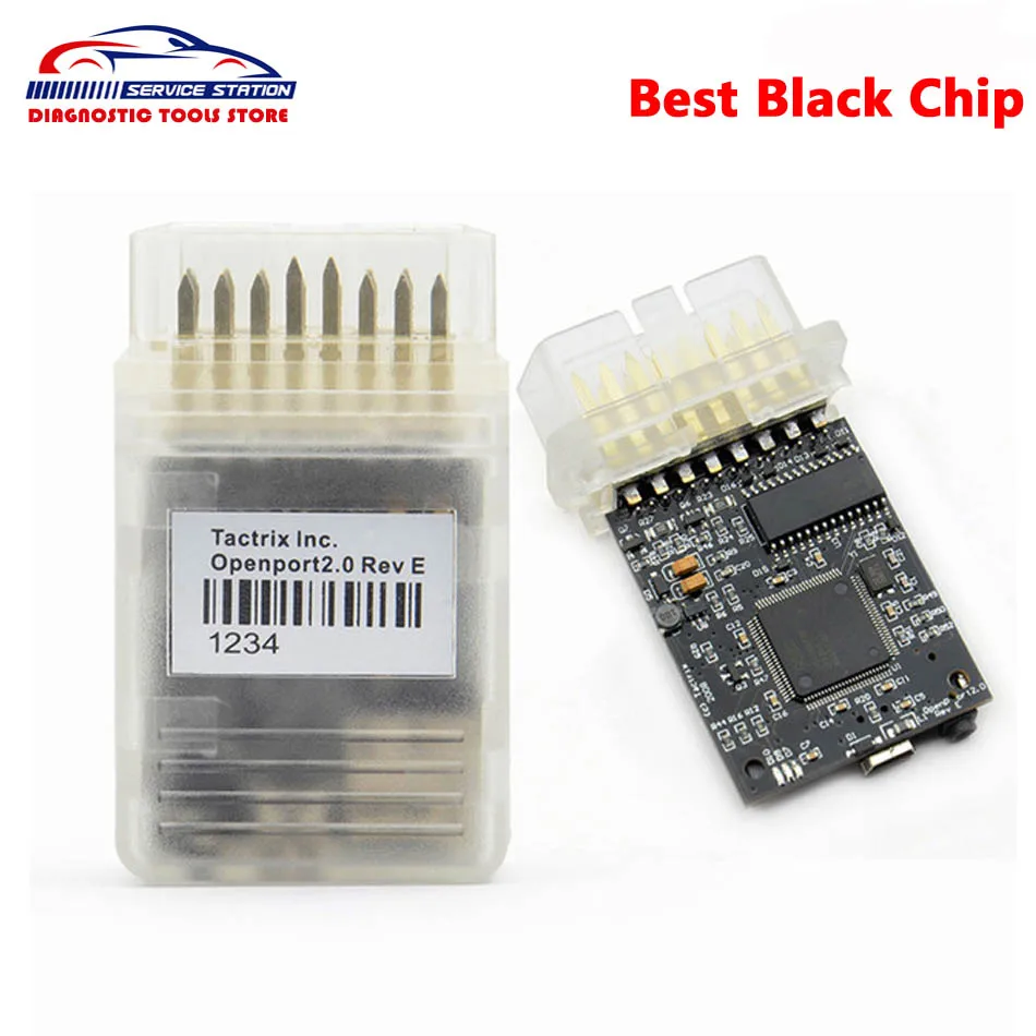 Black Chip Tactrix Openport 2,0 с ECU FLASH Tactrix авто чип Тюнинг инструмент для OBD CAN ISO K-Line протоколы мультибрендовых автомобилей - Цвет: Black Chip