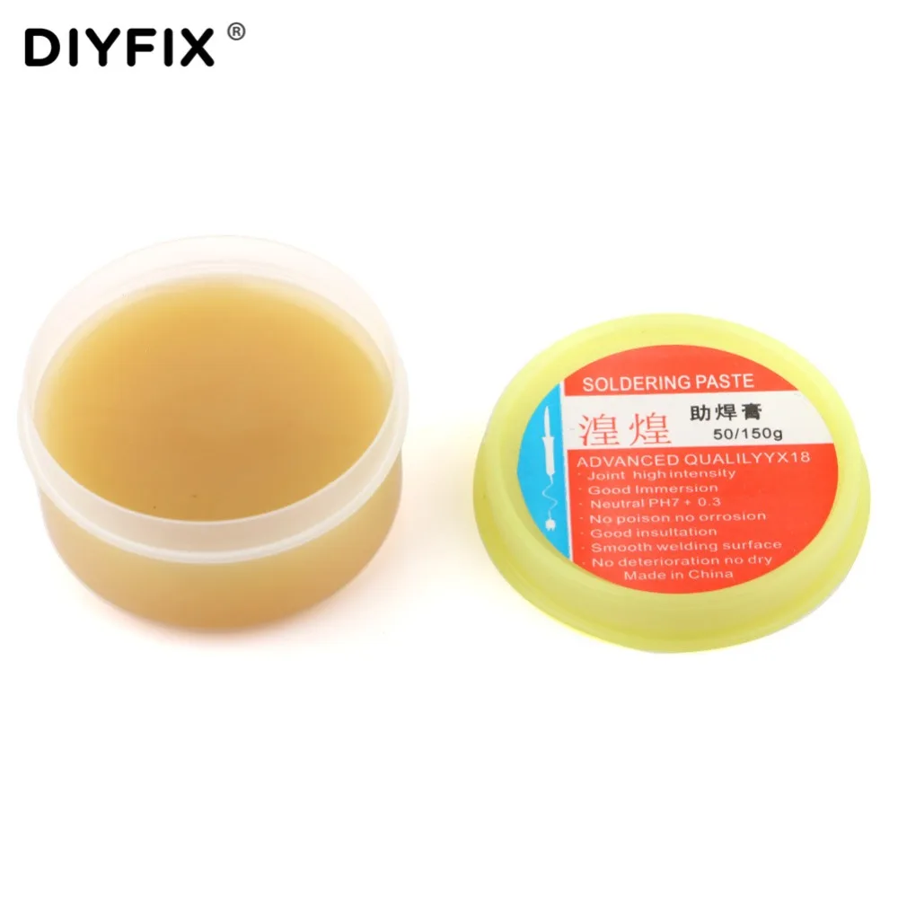 Паяльный флюс DIYFIX желтая паста для печатных плат инструменты ремонта паяльная