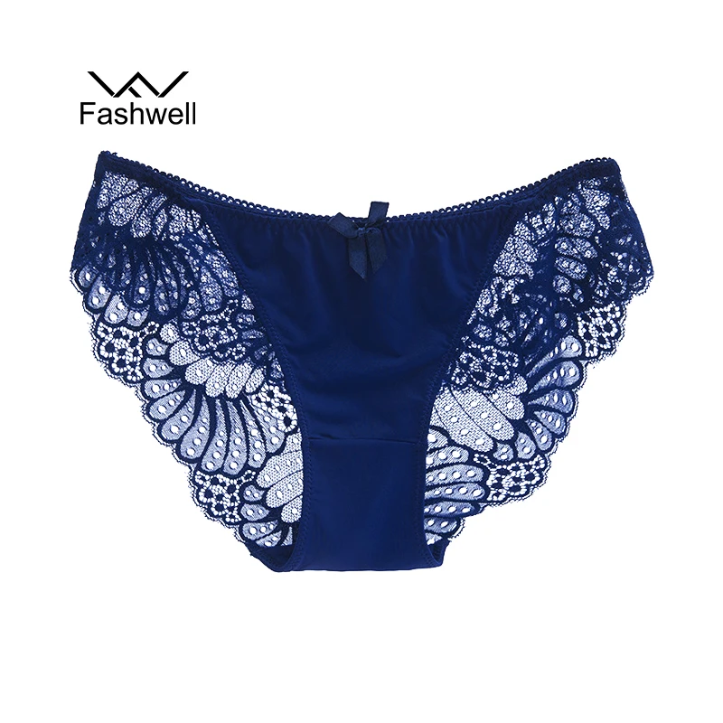 Fashwell сексуальные кружевные атласные трусы прозрачная пониженная талия тонкие