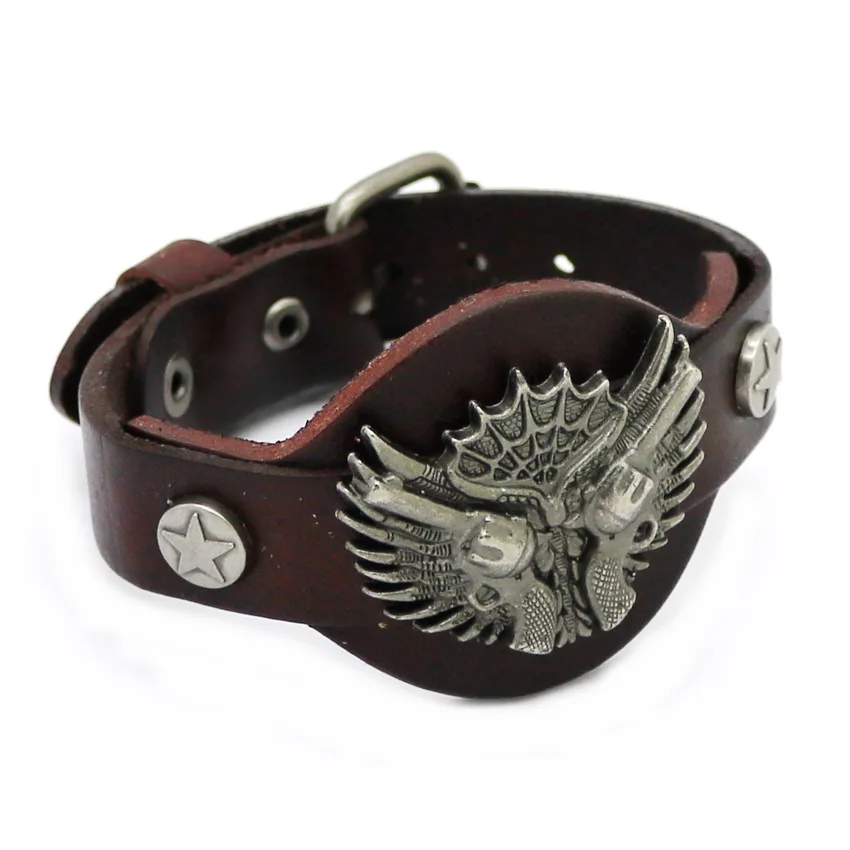 Модные ювелирные изделия Сплав пистолет мужской браслет Высокое качество Ретро