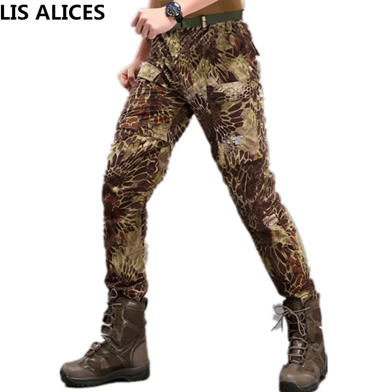 Мужские камуфляжные брюки Lice ALICES армейские бойцы с эффектом рип стоп армейский