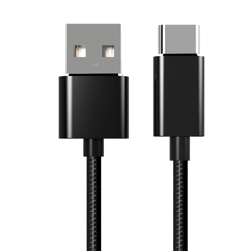 Black Кабель USB C 2.4A Быстрая зарядка для samsung xiaomi redmi Note 7 USB 3,1 C type кабель для USBC зарядное устройство huawei lenovo LG телефонный кабель - Цвет: Black