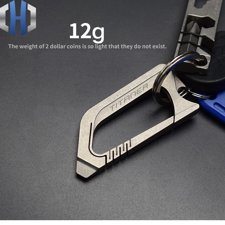 Брелок для ключей мужской из титанового сплава инженерный Уникальный креативный