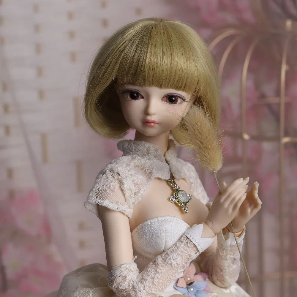 MMGIRL кукла forturn days 1/4 45 см милая девушка с макияжем золотистого цвета длинными