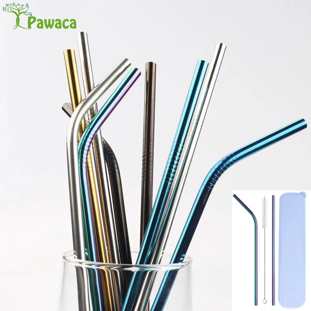 304 соломинки из нержавеющей стали многоразовые для питья соломы высокого
