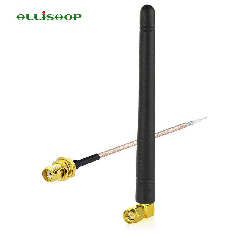SMA антенна 868 МГц и гнездовой кабель отрезок RG178 6 дюймов 15 см для CCU2 CC1101