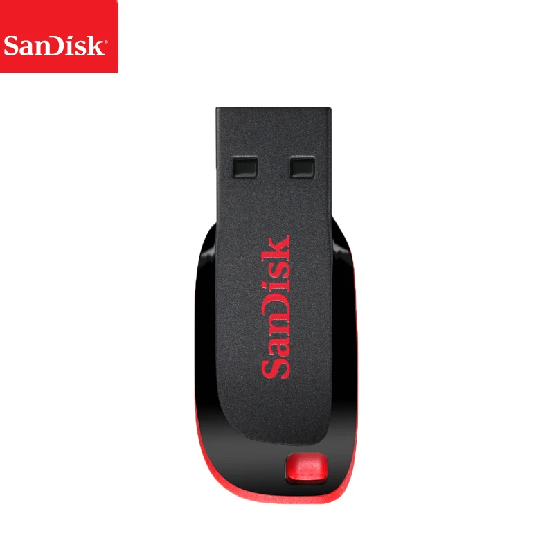 100% Оригинальный SanDisk Cruzer Blade CZ50 флеш диск USB 2 0 128 Гб 64 ГБ 32 16 Pen Drives поддержка