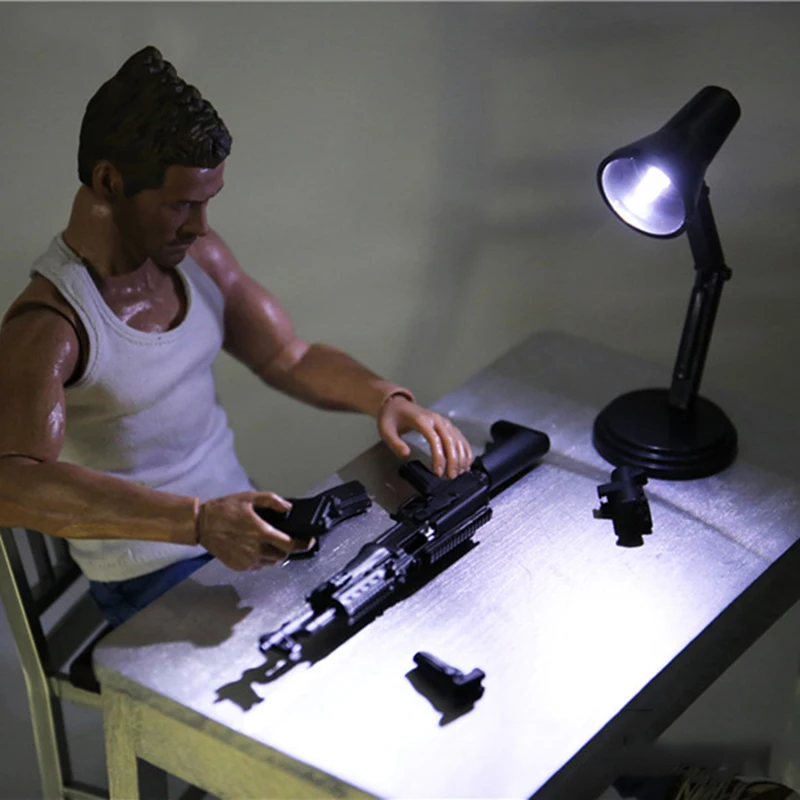 1/6 Scale Figure Scene Accessories Light Table Lamp Set Furniture Model For 12'' Action Accessory | Игрушки и хобби