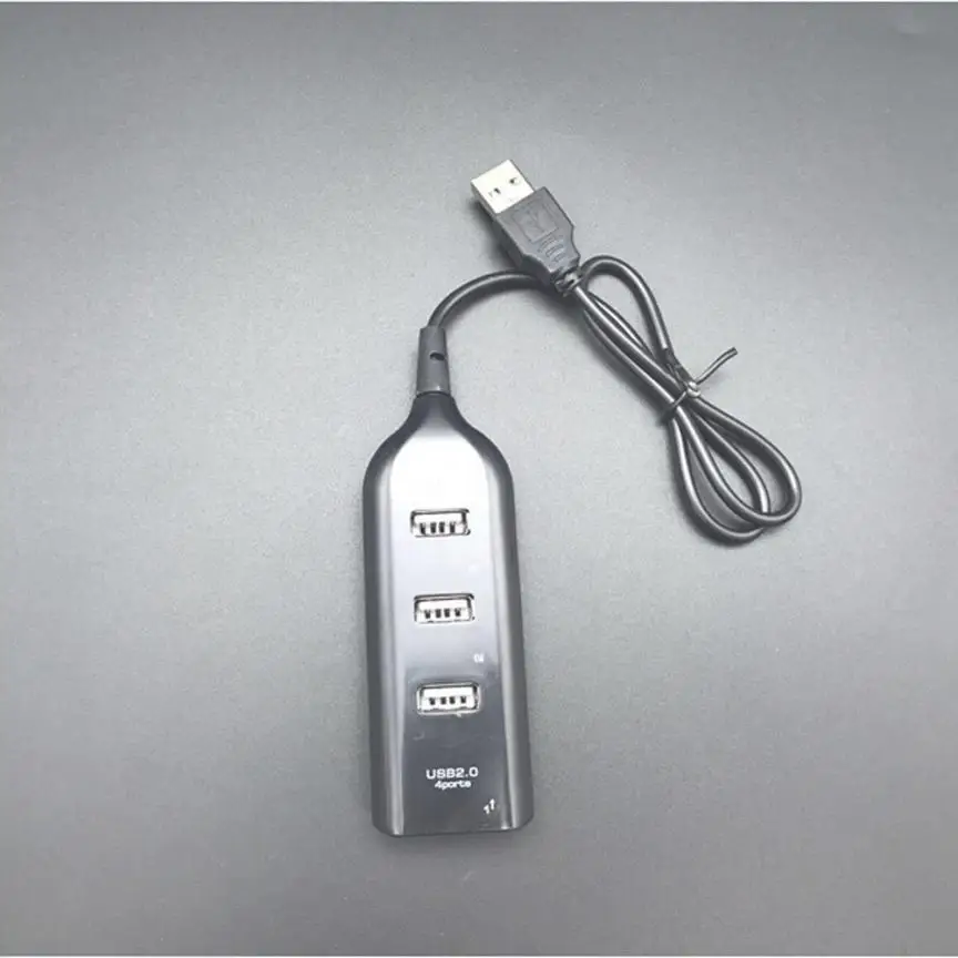 Carprie Новый высокоскоростной мультиконцентратор 4 порта USB 2 0 сплиттер