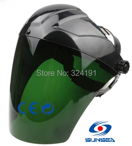 

Tig Arc Unique Green Transparent PC Welding Mask, Protective Face Shield Protecting Eye Hood Helmets Hat goggles Free Shipping