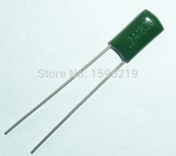 10 шт. Майларовый пленочный конденсатор 100 в 2A182J 1800pF 1.8nF 2A182 5% полиэфирный