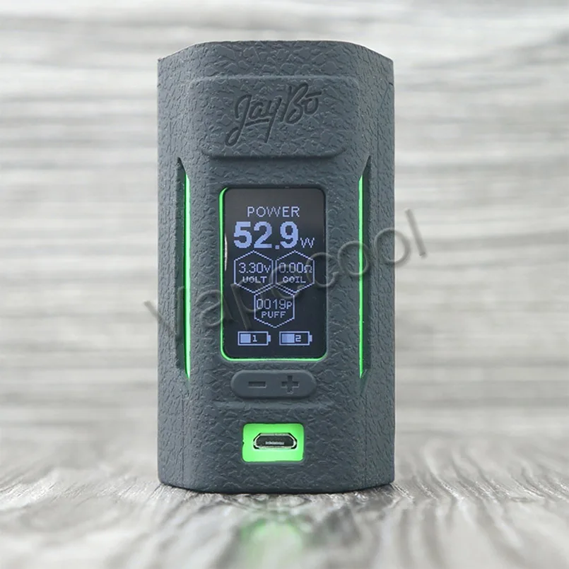 Black Силиконовый чехол для Wismec Reuleaux RX2 20700 TC Mod 200W vape мод резиновый чехол, наклейка на кожу, рукав, вейп ручка, мод щит - Цвет: Black