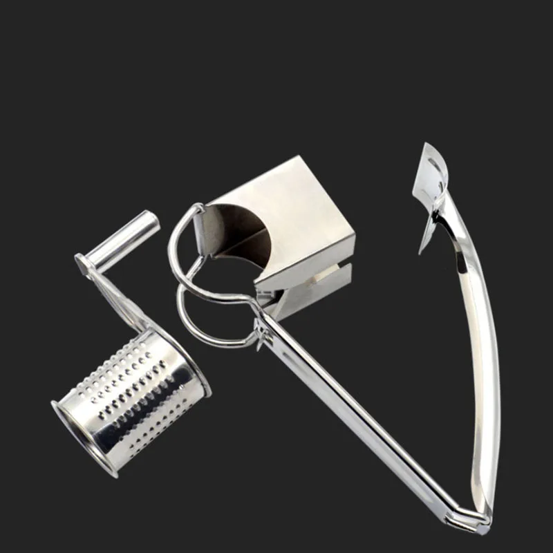 Ручной вращающийся терка из нержавеющей стали многоцелевой сырный Шредер для