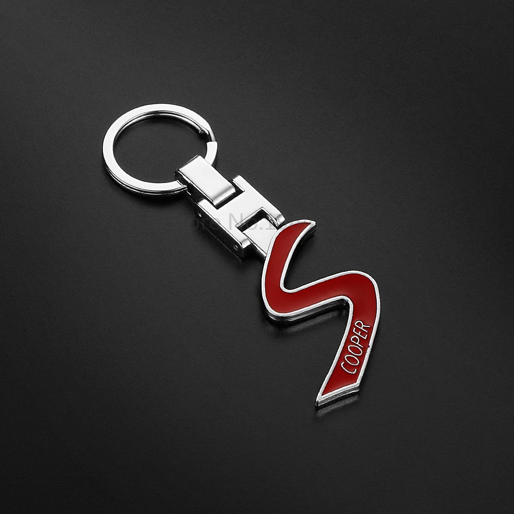 Металлический брелок для ключей с эмблемой S Mini Cooper one JCW Clubman Countryman Paceman R56 R55 R60 R61 F55