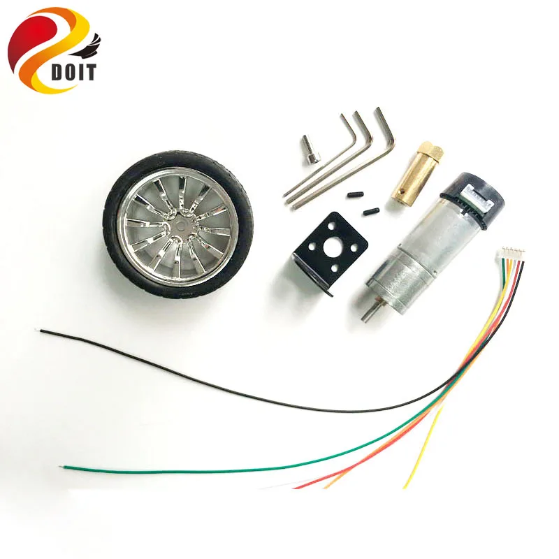 Комплект аксессуаров DOIT для шасси автомобиля робота с мотором 25 мм и медной