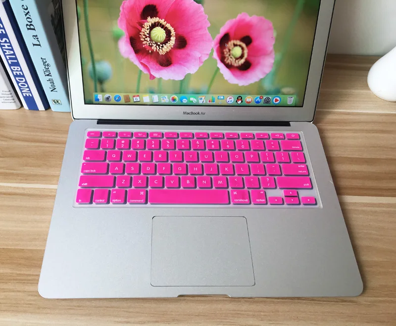 США ЕС английская силиконовая клавиатура протектор клавиатуры Чехлы для Macbook