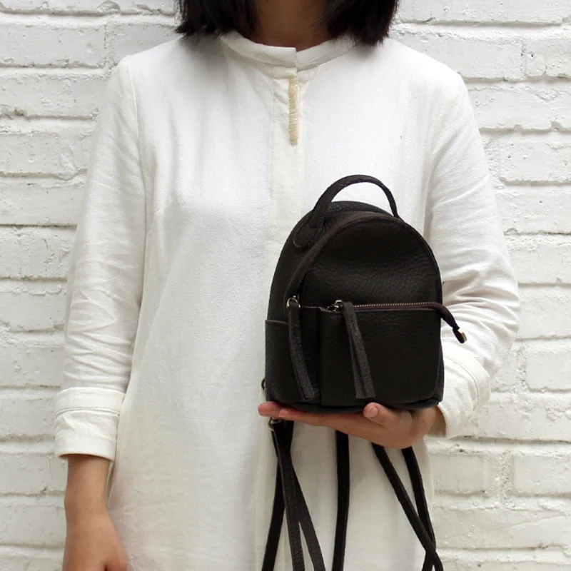 Женский мини-рюкзак из коровьей кожи GUMST школьная сумка через плечо 2019 оригинал -