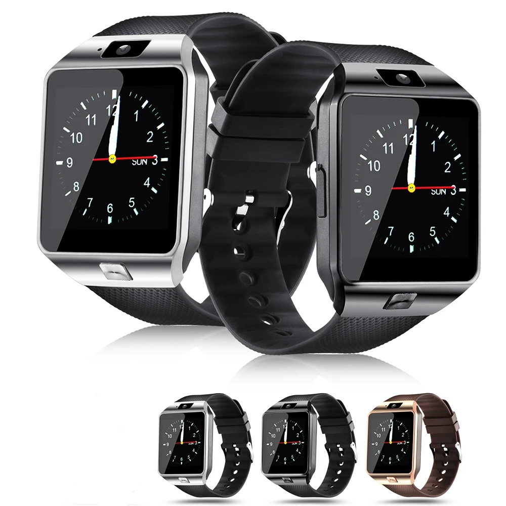 DZ09 Smart Watch With Camera Bluetooth WristWatch Sport Wearable Devices SIM 16G TF Card Smartwatch For IOS Android Phones | Электроника