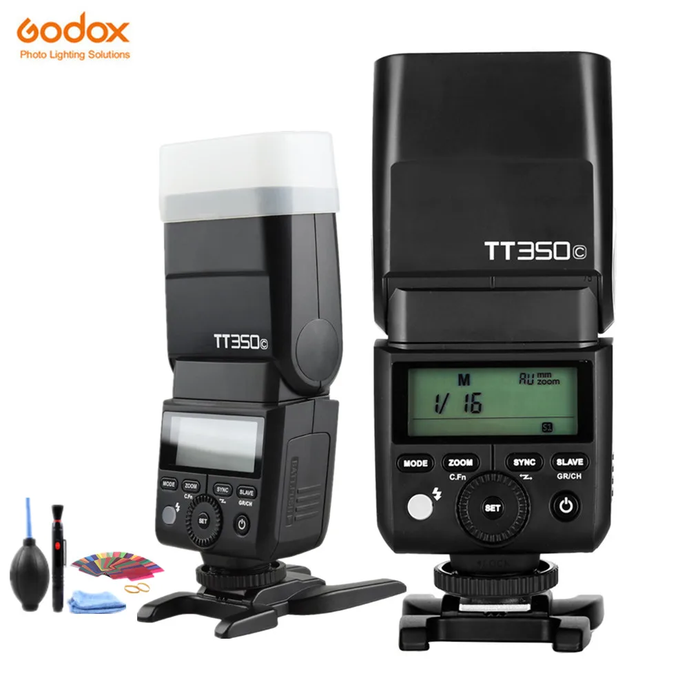 Godox Mini Speedlite TT350C TT350N TT350S TT350F TT350O Вспышка TTL HSS GN36 для Canon Nikon Sony Fuji Olympus DSLR