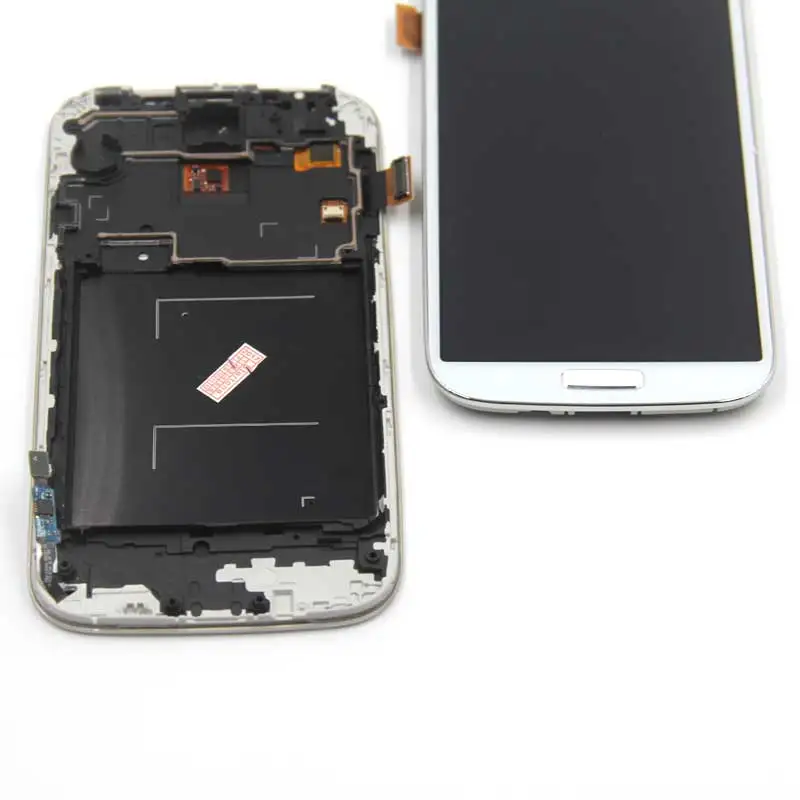 Для Samsung S4 GT-i9505 i9500 i950 ЖК-дисплей сенсорный экран панель дигитайзер + рамка в сборе