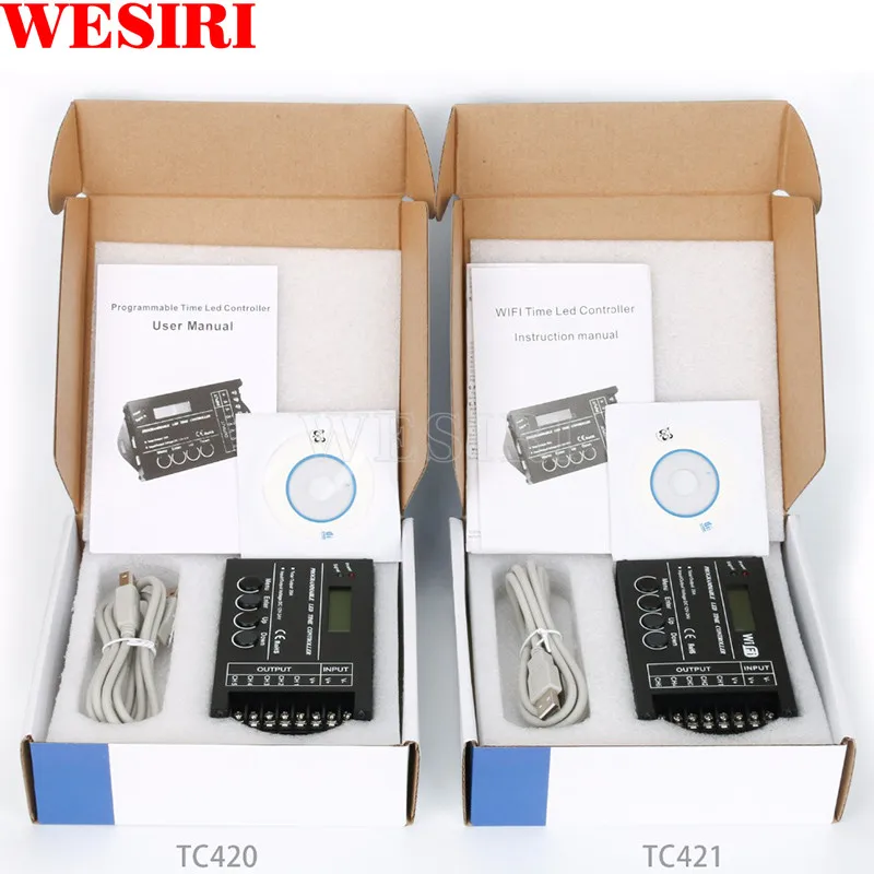 TC420 TC421 TC423 Программируемый RGB светодиодный контроллер Диммер DC12V/24 В 5 каналов общий анод для RGB светодиодный светильник аквариумный светильник ing