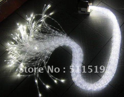 Оптоволоконный светильник для занавесок с мерцающим кабелем 100 прядей длиной 1 м +