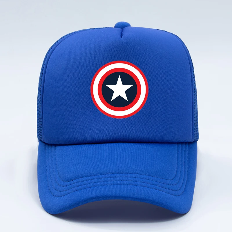 Новый бренд Marvel супергерой Капитан Америка щит бейсболка с принтом Женская и
