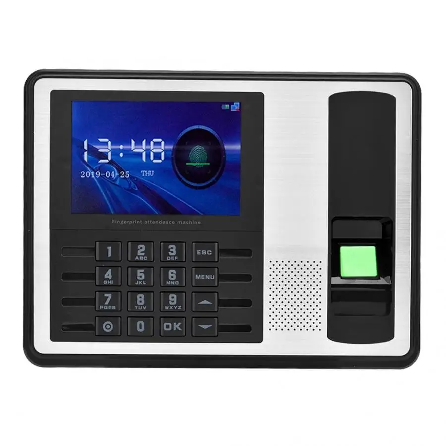 Время посещаемости Zeiterfassung 4 дюймовый TFT ЖК экран TCP/IP интерфейс отпечатков