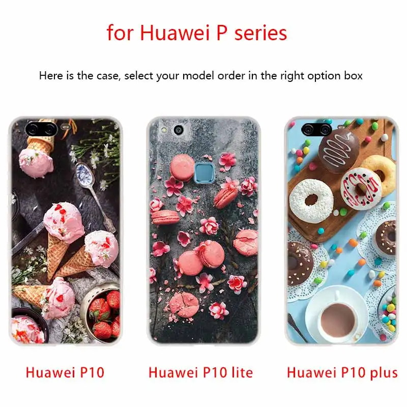 Чехол для телефона с фруктами сахаром ледяной клубникой Huawei P40 P9 P10 P20 P30 Lite чехлы Pro