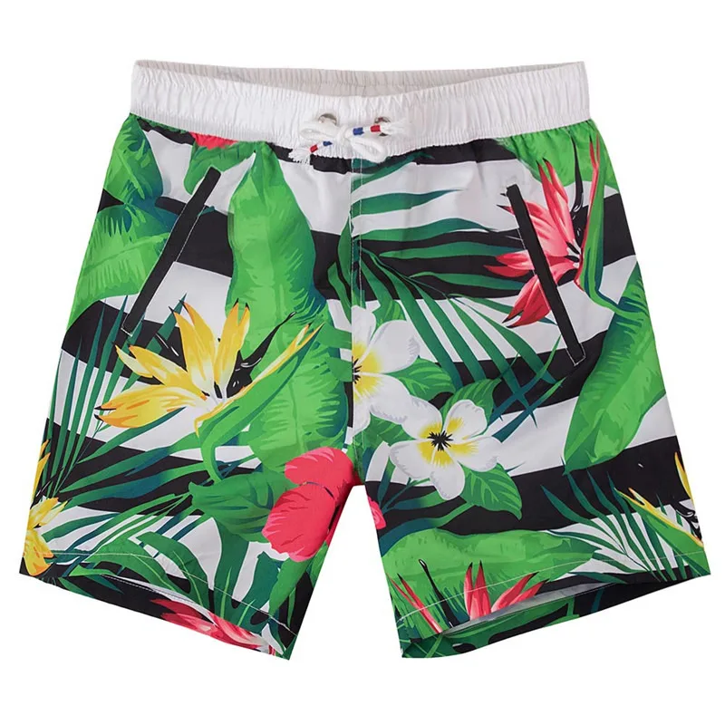 Green (Short style) Новые Брендовые мужские пляжные шорты Летние Стильные мужские пляжные шорты быстросохнущие пляжные мужские шорты в повседневном стиле пляжные брюки - Цвет: Green (Short style)
