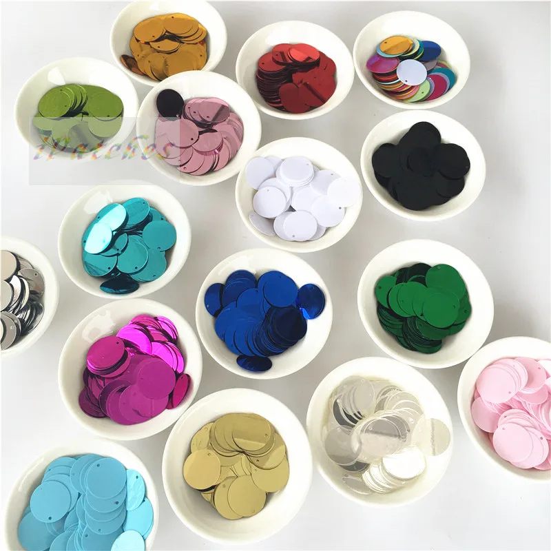 Круглая пайетка из ПВХ 90 шт./лот 2 см | Дом и сад