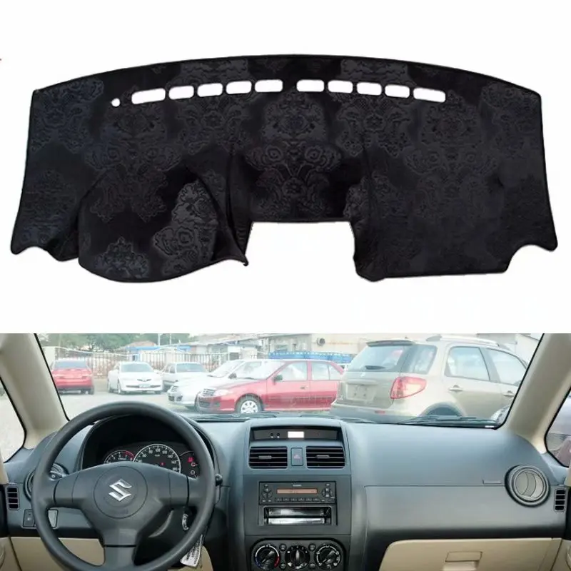 Для Maruti Suzuki SX4 Neo Baleno Fiat Sedici 2008 2009 2010 2011 2013 фланелевые Dashmats приборная панель