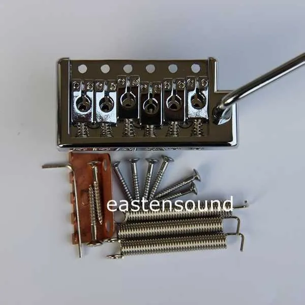 Фото Хромированный винтажный мост ST Tremolo для sung-IL №3