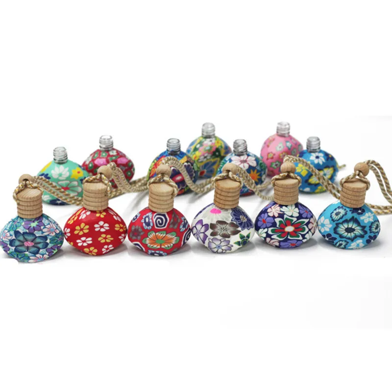 10 шт./лот многоразовые флаконы для духов Полимерная глина пустые маленькие