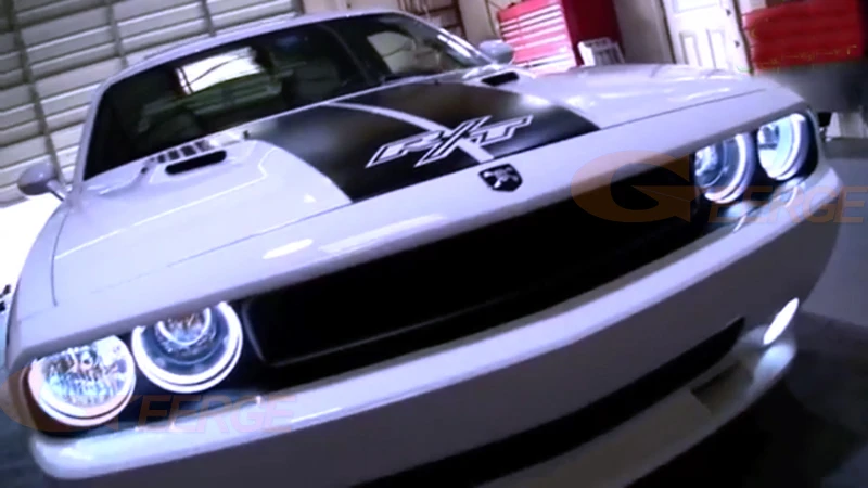 Для Dodge Challenger 2008 2009 2010 2011 2012 2013 Отлично 6 шт. Ультра яркое освещение COB комплект светодиодов «глаза ангела»